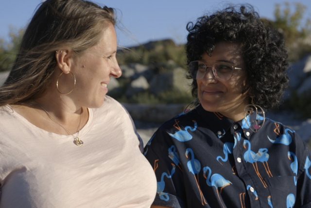 Jag Nagra (right) with her wife Agata.