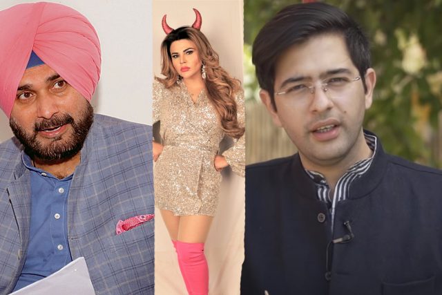 Navjot Sidhu Rakhi Sawant Raghav Chadha