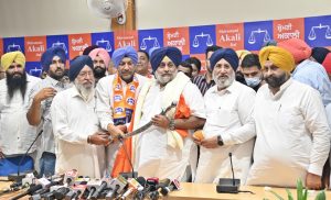 Milkfed Chairman Capt Harminder Singh joining the Shiromani Akali Dal