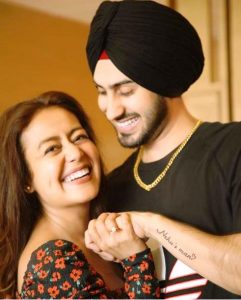 Neha Kakkar's husband Rohanpreet showcasing his tatto made by tatto artist Pardeep Singh. (pic courtesy instagram)Neha Kakkar's husband Rohanpreet showcasing his tatto made by tatto artist Pardeep Singh. (pic courtesy instagram)