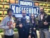 Roadies Koffeehouz honours Super Manikk, Ananya Kapoor, Prithvi Dhillon Dirt Biker Prithvi Singh Dhillon, Rapper Super Manikk, Golfer Ananya Kapoor & Sahil Baweja, Founder & CEO, Leapster Restaurants at the unveiling ceremony of superstar posters at Roadies Koffeehouz