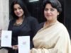 Art-Lit Adaptation marks the launch of poetry book ‘Poinsettia’ by Dr. Suneet Madan Dr. Suneet Madan (Right) poses with her book 'Poinsettia' at its launch event. Also seen is Nisha Luthra, Founder, The Narrators. The event was held at Tagore Theatre's mini auditorium