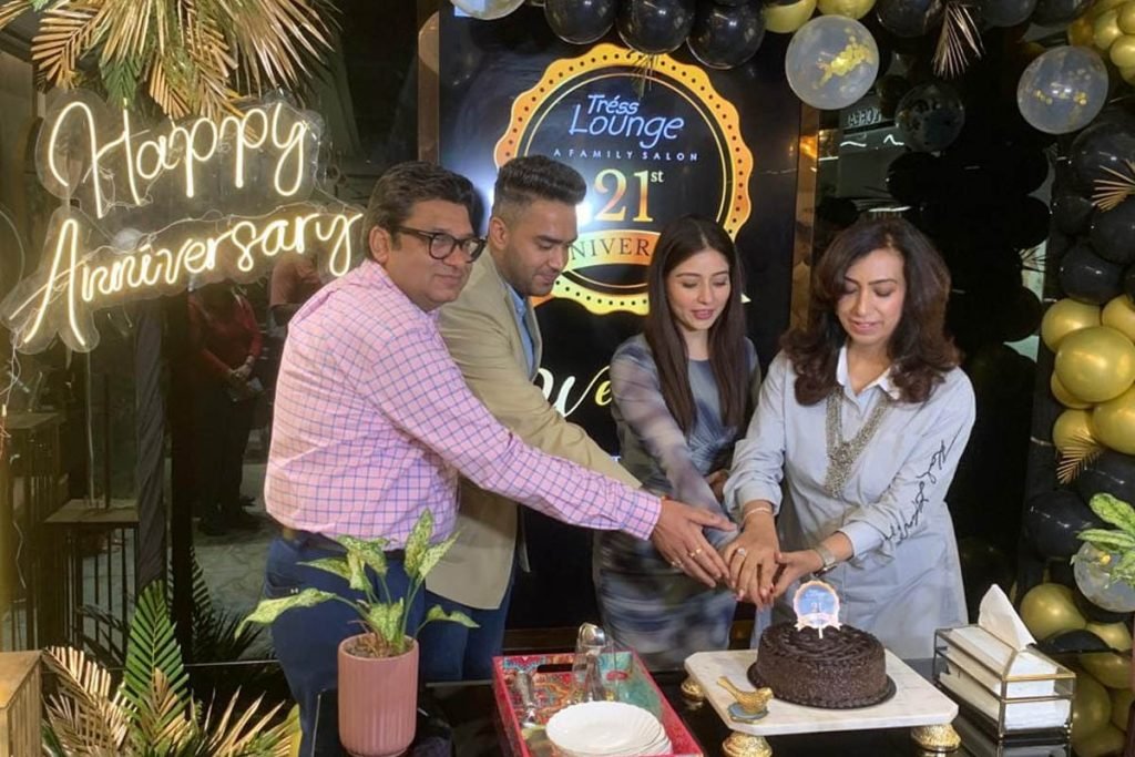 Tress Lounge Salon celebrated its 21st anniversary with Punjabi actress