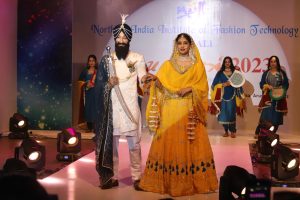 Fashion Design students of Northern India Institute of Fashion Technology, NIIFT, Mohali, showcased their collections at a fashion show Anukama 2023 held at Tagore Theatre, Chandigarh.