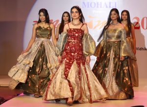 Fashion Design students of Northern India Institute of Fashion Technology, NIIFT, Mohali, showcased their collections at a fashion show Anukama 2023 held at Tagore Theatre, Chandigarh. (6)