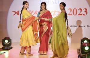 Fashion Design students of Northern India Institute of Fashion Technology, NIIFT, Mohali, showcased their collections at a fashion show Anukama 2023 held at Tagore Theatre, Chandigarh