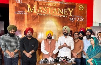 C. M. Bhagwant Mann arrived at the special screening of the movie ‘Mastane’ in cinemas!! CM Mann Mastaney