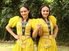 (L-R) Tanisha and Tanya pose with their gold medals won at the 'World Dance Festival' held in S. Korea recently.