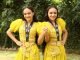 International Dance Contest: Twin Sisters Tanya and Tanisha Bring Laurels to Tricity, Win 2 Golds (L-R) Tanisha and Tanya pose with their gold medals won at the 'World Dance Festival' held in S. Korea recently.