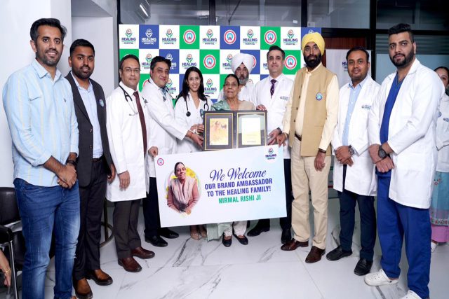 Nirmal Rishi Brand Ambassador Healing Hospital Chandigarh