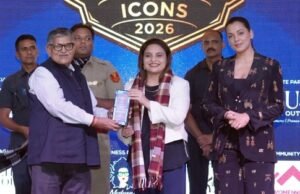 Dr. Neha Miglani Honoured with ‘Excellence in Global Fashion Education Award’ at Times Leadership Summit & Icons 2026 lobal Fashion Education Award'